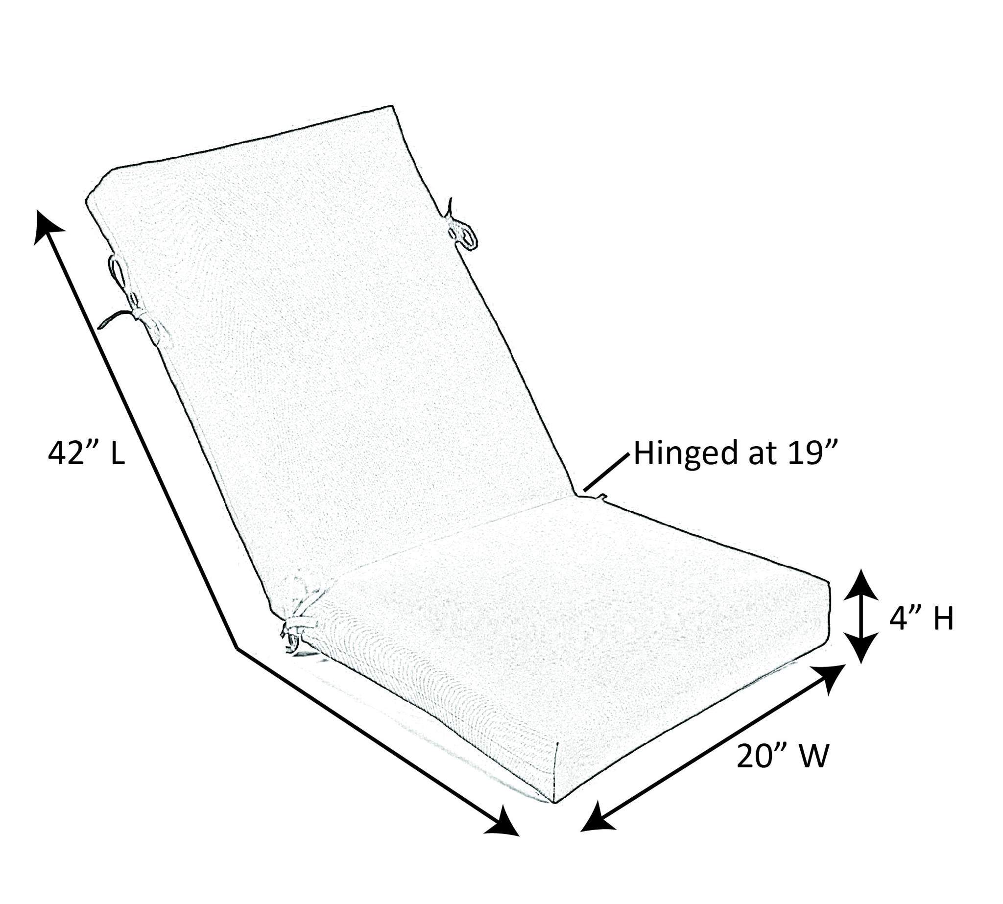 42 x 20 Mid-Back Cushion | Cushion Connection