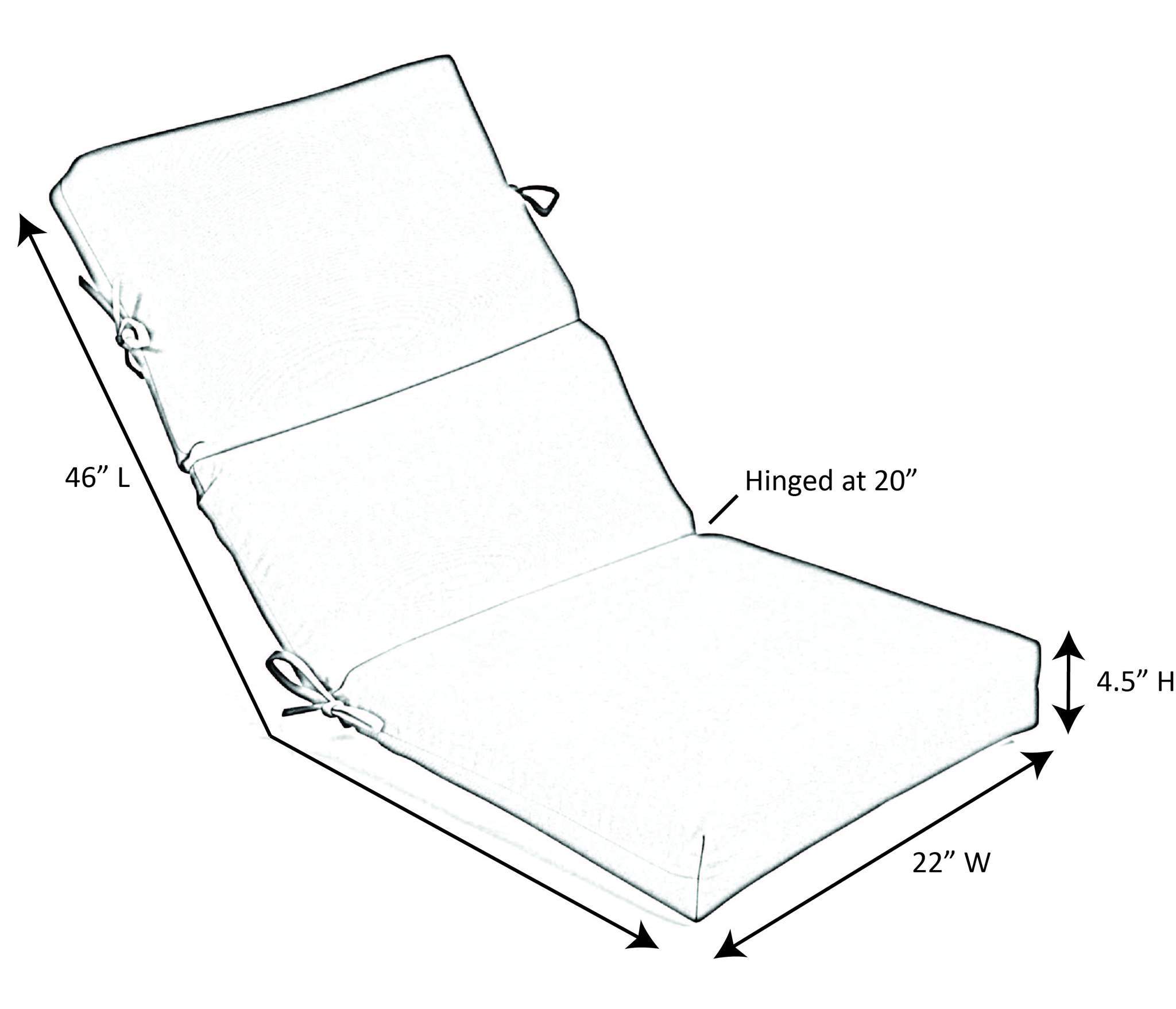 46 x 22 High-Back/Recliner Cushion | Cushion Connection