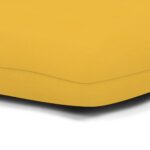 60-inch by 19-inch Tufted Solid Twill Bench Cushion