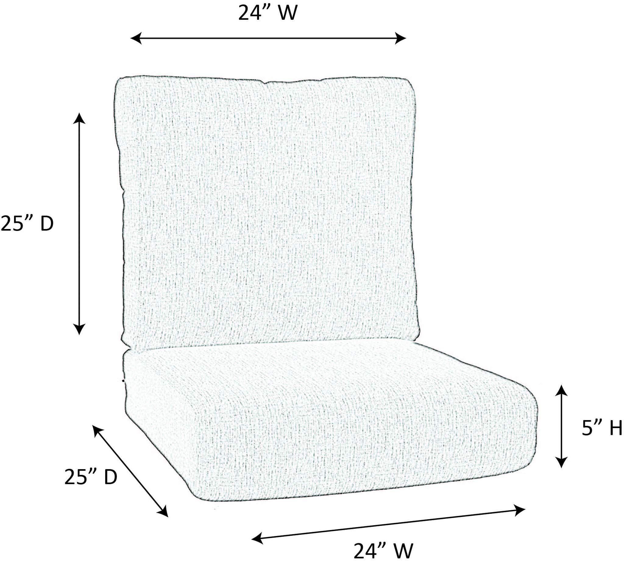 Piedmont Lounge Chair Cushion | Cushion Connection
