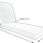 chaise lounge cushions 75 x 24