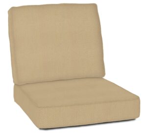 20.5/18 x 18 Tapered Seat pad Canvas Burgandy Clearance