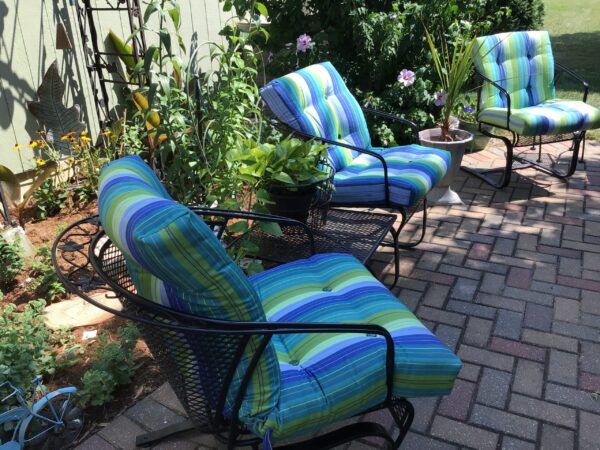 Striped Outdoor Cushions from Cushion Connection