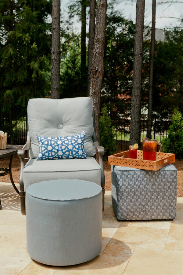 Custom outdoor cushions and accessories.