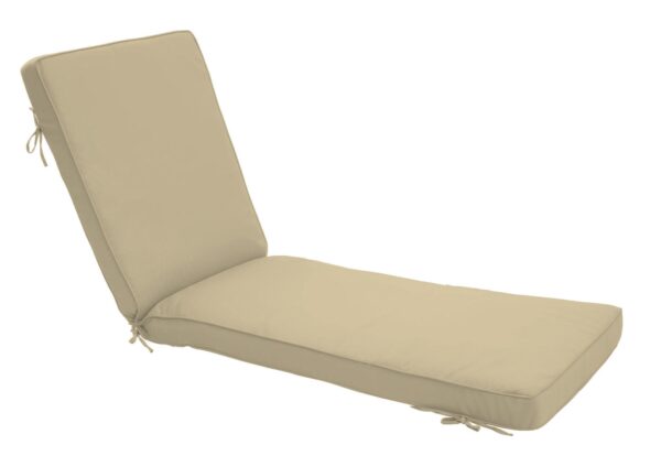 80 x 23 Chaise Cushion in Canvas Antique Beige Clearance