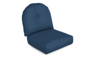 18 x 18 Curved Back Wicker Pad Seat Pads