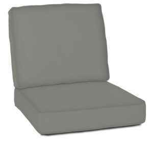 21 x 20 Boxed Edge Seat Cushion Canvas Logo Red Clearance