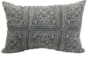 21X13 Throw Pillow in 6 Tile Graphite Clearance