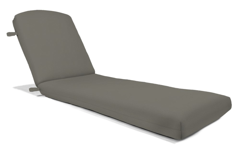 81 x 23 Deluxe Cast Aluminum Chaise Cushion Spectrum Graphite Chaise Cushions