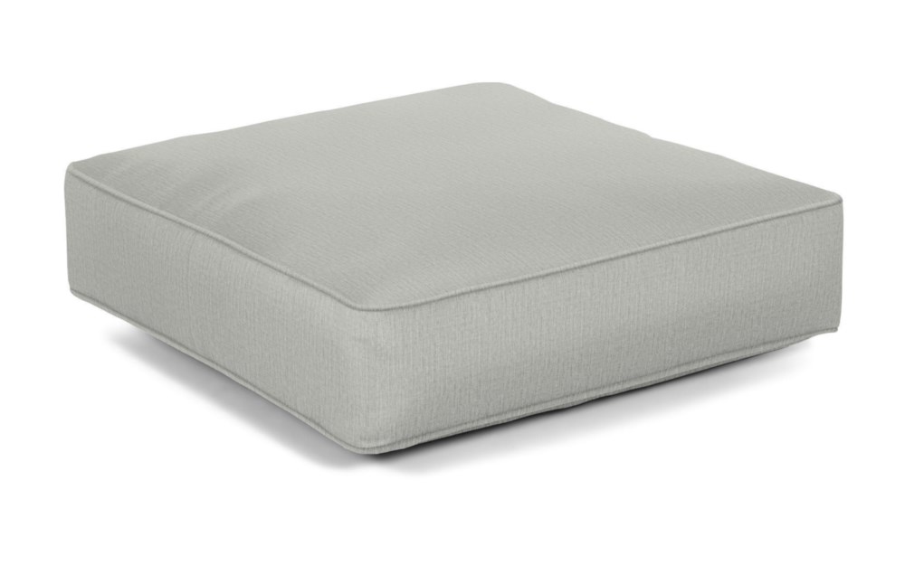 North Cape Intl. Malibu Ottoman Cushion Canvas Granite Clearance