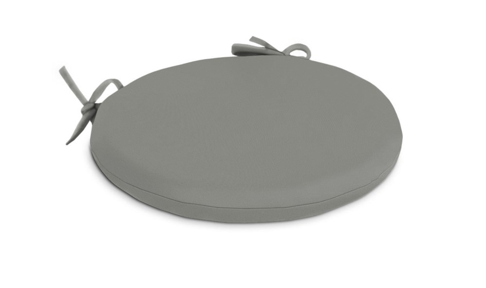 16 inch Round Bistro Seat Pad Canvas Charcoal Clearance