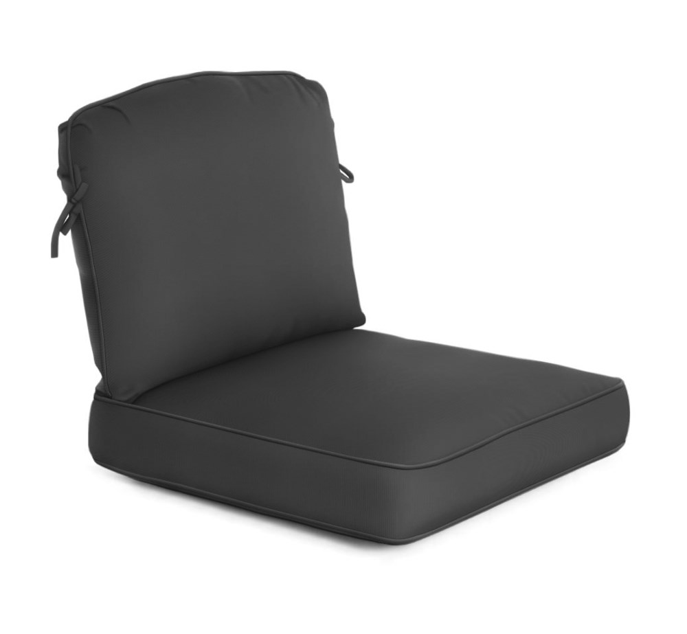 Gensun Lounge Chair Cushion Canvas Black Clearance