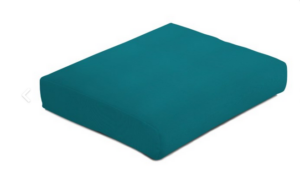 44 x 22 Club Cushion Canvas Cyan Clearance