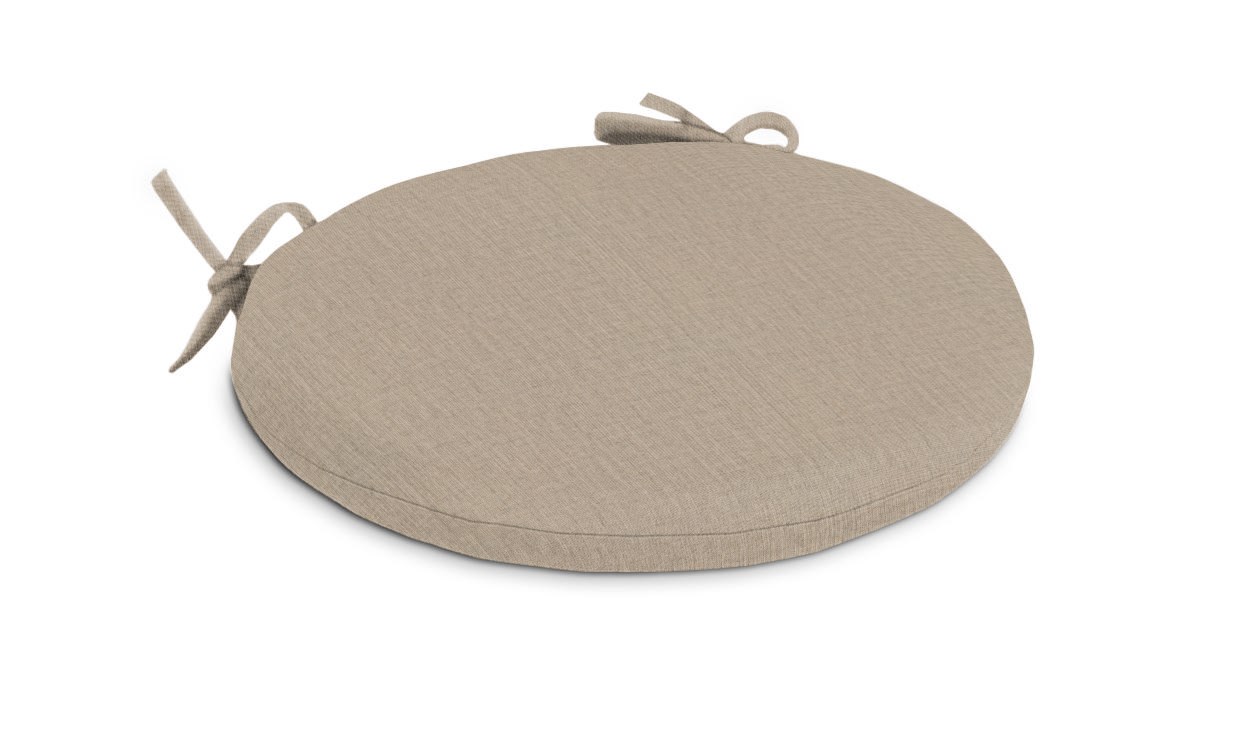 18 inch Large Bistro Round Seat Pad Cast Ash Clearance